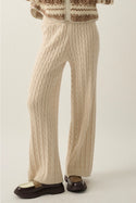 Ready to Ship Cable Knit Sweater Pants