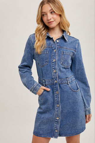 bluivy denim dress M