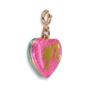 CHARM IT! Gold Barbie Girl Heart Charm