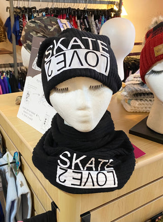 Elite Xpression Ready to Ship Love 2 Skate Scarf & Beanie Set