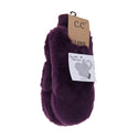 CC Beanie Ready to Ship Furry Convertible Mittens - Purple