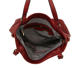 Handbag Factory Hobo Bag - Brown