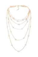 Saachi Ready to Ship Glass Layered Necklace