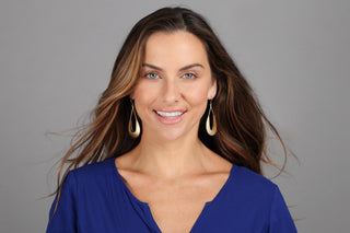 Saachi Ready to Ship Virgo 18k Gold Plated Earrings - Northern Ice and Dance