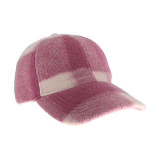 CC Beanie Ready Ship Ball Cap - Rose Plaid