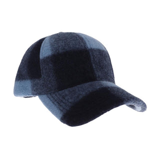 CC Beanie Ready Ship Ball Cap - Navy Plaid