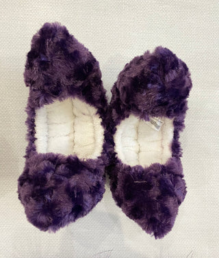 Fuzzy Soakers Ready to Ship Purple/White Solid Soakers