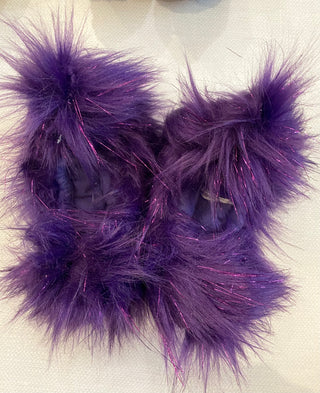 Fuzzy Soakers Ready to Ship Purple Crazy Fur Soakers