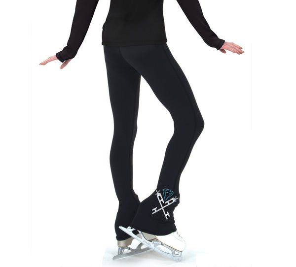 Jerry's Ready to Ship Crossed Blades Fleece Pants - Blue Diamond - Northern Ice and Dance
