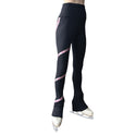 Jerry's Matrix High Waist Fleece Skating Pants - Pink Heart Helio