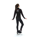 Jerry's Crossed Blades Fleece Skating Pants - Red Bow
