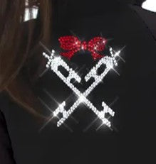 Jerry's Crossed Blades Fleece Skating Jacket - Red Bow