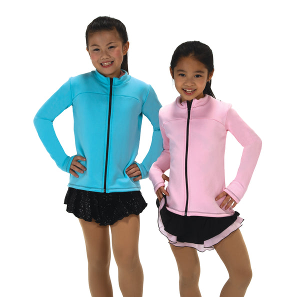 Jerry's Sparkle Seam Fleece Skating Jacket - Soft Pink