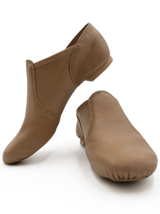 Capezio Ready to Ship Pull-on Jazz Shoes - Caramel - Northern Ice and Dance