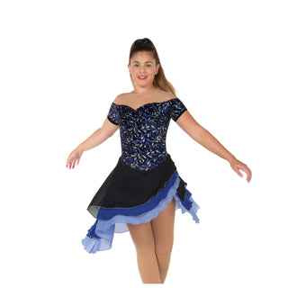 Jerry's Ready to Ship Dancing in Tiers #101 Dance Skating Dress