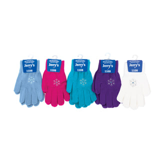 Buy pastel-blue Jerry's Crystal Snowflake Gloves - 5 Colors