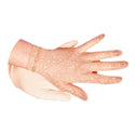 Jerry's Competition Glitter Mesh Gloves - Beige