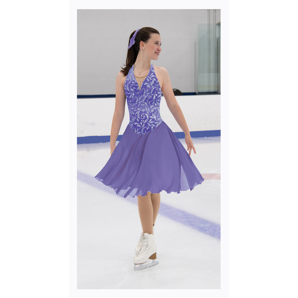 Ready to Ship Purple Pearl #119 Dance Skating Dress