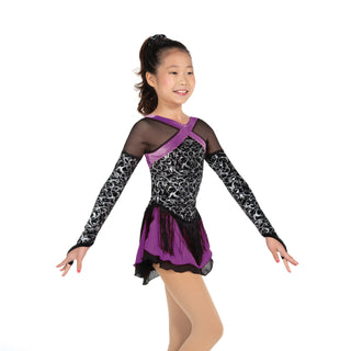 Jerry's Ready to Ship Wish Upon a Swish #134 Skating Dress - Violet