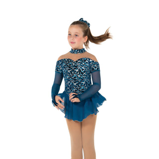 Jerry's Ready to Ship Twilight Teal #684 Skating Dress