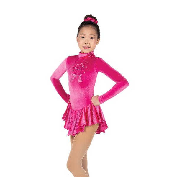 Jerry's Pink Kitty #170 Beaded Skating Dress