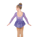 Jerry's Ready to Ship Ice Whirl #677 Skating Dress - Crocus Purple