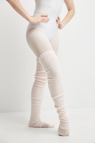 Buy white Mondor 2x2 Knit 36" Legwarmers - 3 Colors