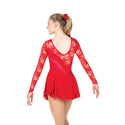 Jerry's Ready to Ship Astral Lace #26 Beaded Skating Dress - Red Star
