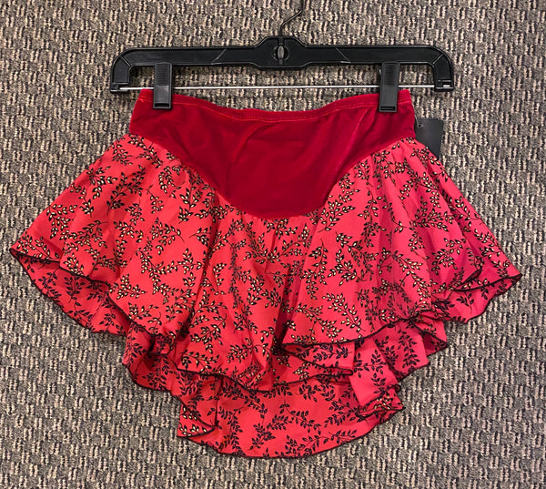Jerry's Ready to Ship Tiny Vines Skating Skirt - Red