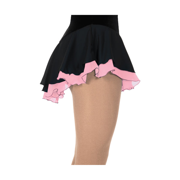 Jerry's Double Georgette Skating Skirt - Black/Blush