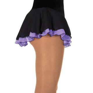 Jerry's Double Georgette Skating Skirt - Black/Purple