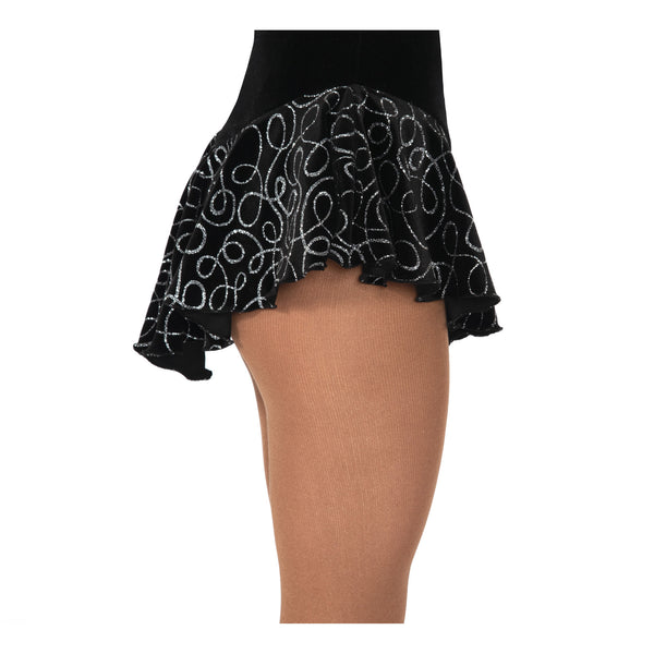 Jerry's Ready to Ship Glitter Loop Skating Skirt - Black