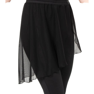 Jerry's Black Mesh Wrap Dance Skirt
