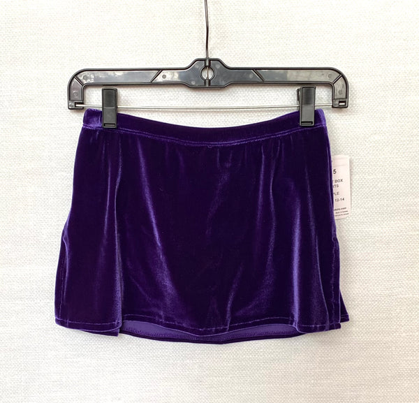 Jerry's Ready to Ship Velvet Skating Skirt - Purple