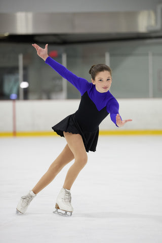 Buy violet Mondor Born to Skate Block Polartec Skating Dress - 3 Colors