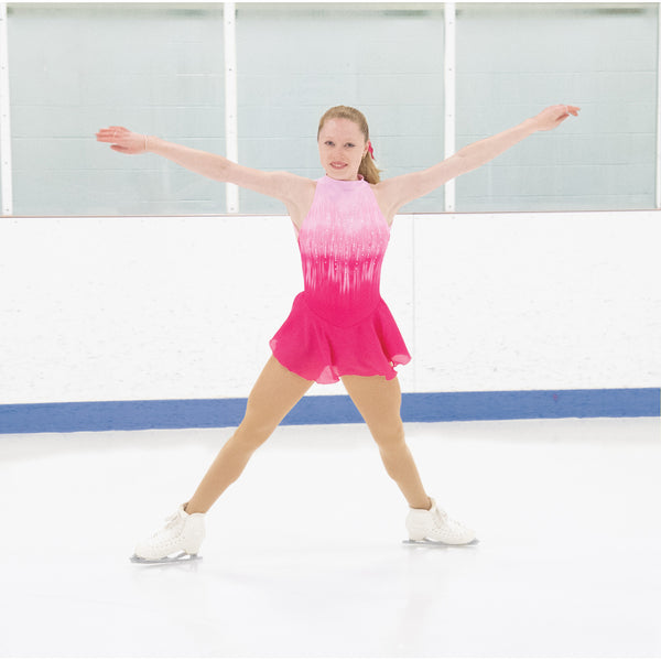 Jerry's Ready to Ship Icicle Rose #52 Beaded Skating Dress