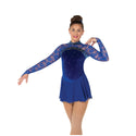 Jerry's Ready to Ship Lace Vivace #58 Beaded Skating Dress - Royal Blue