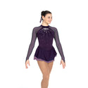 Jerry's Ready to Ship Amethyst Avalanche #573 Beaded Skating Dress