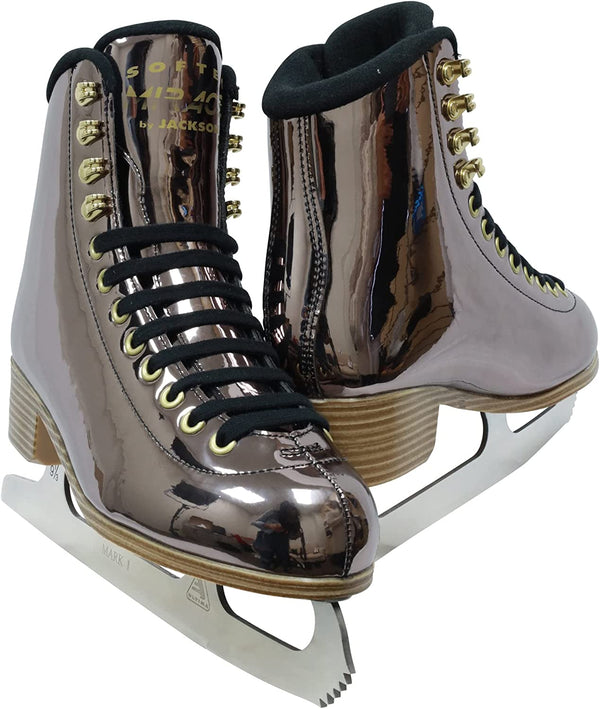 Jackson Mirage Figure Skates - Gunmetal - Northern Ice and Dance