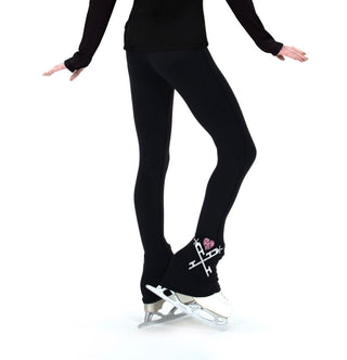 Jerry's Ready to Ship Crossed Blade Fleece Skating Pants - Pink Heart