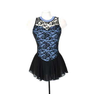 Jerry's Ready to Ship Overlace #89 Skating Dress - Steel Blue