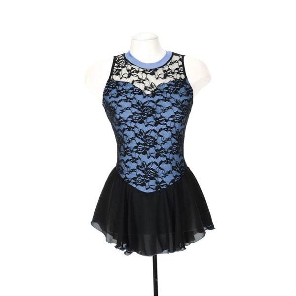 Jerry's Overlace #89 Skating Dress - Steel Blue