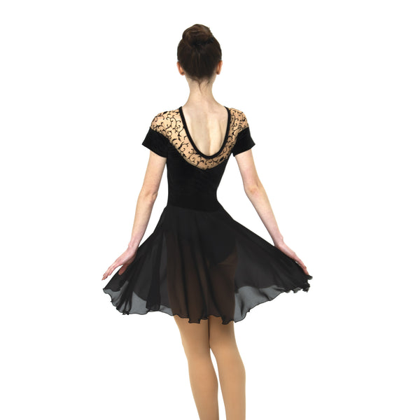 Jerry's Ready to Ship Swirling Shoulders #96 Dance Skating Dress