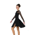 Solitaire Sweetheart Dance Skating Dress - Black