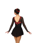 Solitaire Ready to Ship Swiss Dots Skating Dress - Red