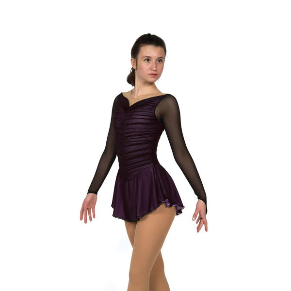 Solitaire Shadow Color Skating Dress - Purple
