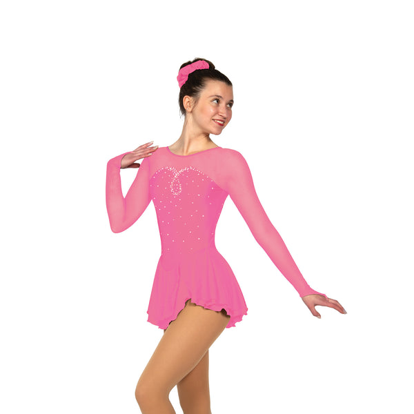 Solitaire Sweetheart Super Crystal Skating Dress - 5 Colors