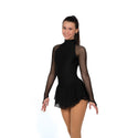 Solitaire Classic High Neck Skating Dress - Black