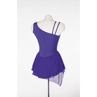Solitaire Ready to Ship One Shoulder Skating Dress - Purple