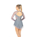 Solitaire Side Cutout Skating Dress - Silver